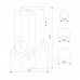 Подвесная люстра TK Lighting 4796 Esme