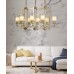 Купить Подвесная люстра Lumina Deco Manhattan LDP 8012-8 PR F.GD с доставкой по России