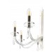 Купить Подвесная люстра Crystal Lux AURELIO SP8 GOLD+CHROME/TRANSPARENT с доставкой по России