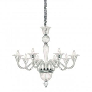 Подвесная люстра Ideal Lux Brigitta SP8 Trasparente 199382