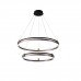 Купить Подвесная люстра Crystal Lux FERNANDO SP123W LED D600+800 COFFEE/BLACK с доставкой по России