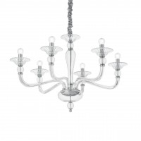 Подвесная люстра Ideal Lux Danieli SP6 Trasparente 159959