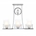 Купить Подвесная люстра Lumina Deco Bronx LDP 1234-3 CHR с доставкой по России