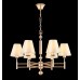 Подвесная люстра Crystal Lux FLAVIO SP6 GOLD
