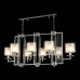 Купить Подвесная люстра Crystal Lux Nicolas SP8 L1000 Nickel/White с доставкой по России