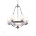 Купить Подвесная люстра Lumina Deco Santini LDP 1220-7 CHR+WT с доставкой по России