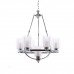 Купить Подвесная люстра Lumina Deco Santini LDP 1220-7 CHR+WT с доставкой по России