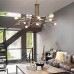 Купить Подвесная люстра Ideal Lux Triumph Sp8 Ottone Antico 160269 с доставкой по России