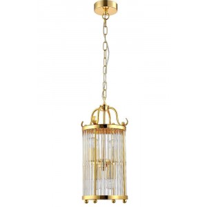 Подвесная люстра Crystal Lux Tadeo SP4 D200 Gold/Transparente