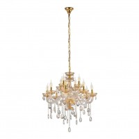 Подвесная люстра Lumina Deco Eliza LDP 7025-8+4 GD