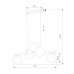Подвесная люстра TK Lighting 4549 Estera Gold