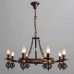 Купить Подвесная люстра Arte Lamp Cartwheel A4550LM-8CK с доставкой по России