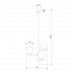 Подвесная люстра TK Lighting 10271 Estera Wood