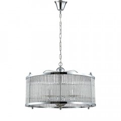 Подвесная люстра Crystal Lux Tadeo SP6 D600 Chrome/Transparente