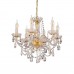 Купить Подвесная люстра Lumina Deco Eliza LDP 7026-6 SL+GD с доставкой по России