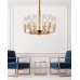 Купить Подвесная люстра Lumina Deco Donatti LDP 8011-12 F.GD с доставкой по России