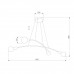 Купить Подвесная люстра TK Lighting 2724 Helix Black с доставкой по России