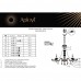 Купить Подвесная люстра Aployt Marunia APL.814.03.10 с доставкой по России