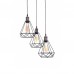 Купить Подвесная люстра Lumina Deco Cobi LDP 11609-3 BK с доставкой по России