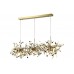 Купить Подвесная люстра Crystal Lux GARDEN SP3х3 L1200 GOLD с доставкой по России