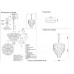 Подвесная люстра Crystal Lux Point SP19