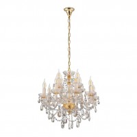 Подвесная люстра Lumina Deco Eliza LDP 7026-8+4 SL+GD