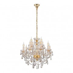 Подвесная люстра Lumina Deco Eliza LDP 7026-8+4 SL+GD