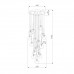 Подвесная люстра TK Lighting 5945 Nilos