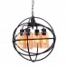 Купить Подвесная люстра Lumina Deco Stradi LDP 11509-4 BK с доставкой по России