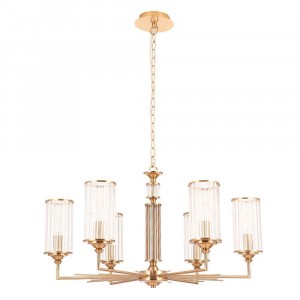 Подвесная люстра Crystal Lux Gloria SP6 Brass