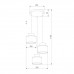 Подвесная люстра TK Lighting 2594 Duo
