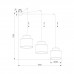 Подвесная люстра TK Lighting 3140 Duo