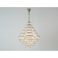 Подвесная люстра Newport 10125+15/C gold М0068934