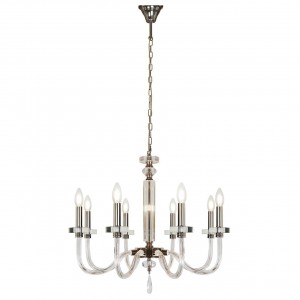 Подвесная люстра iLamp Vibe P9474-8 Nickel