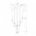 Подвесная люстра TK Lighting 6148 Estera