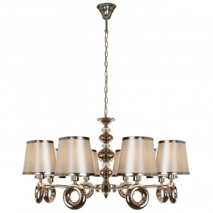 Подвесная люстра iLamp Brooklyn P2401-8 Nickel