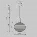 Подвесной светильник Maytoni MOD268PL-01G