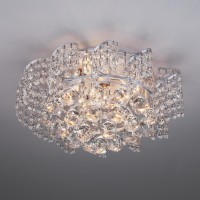 Потолочная люстра Eurosvet 16017/6 белый с серебром Strotskis