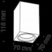 Потолочный светильник Technical C011CL-01B