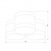 Потолочная люстра TK Lighting 851 Tago Black