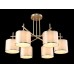 Потолочная люстра Crystal Lux Sergio PL6 Gold