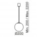 Подвесной светильник Technical P039PL-5W3K-20-B