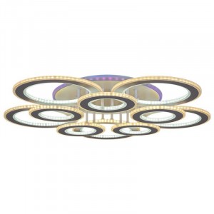 Потолочная светодиодная люстра Reluce 08881-0.3-5+5LED WH (BL+YL)