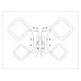 Потолочная светодиодная люстра Ambrella light Acrylica Original FA3822