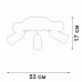 Потолочная люстра Vitaluce V3762-1/5PL