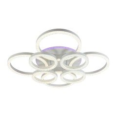 Потолочная светодиодная люстра Profit Light 5894/4+4A WHT
