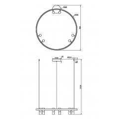Подвесной светильник Maytoni MOD102PL-L42BK