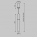 Подвесной светильник Technical P101PL-L500-12W3K-W