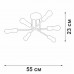 Потолочная люстра Vitaluce V3764-1/6PL