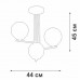 Потолочная люстра Vitaluce V4369-1/3PL